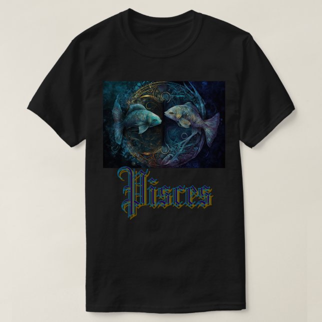 Camiseta Pisces Zodiac (Diseño del anverso)