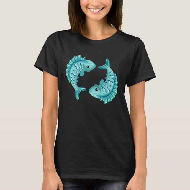 Camiseta Pisces Zodiac Horoscope Astrology Astronomy Women  (Anverso)