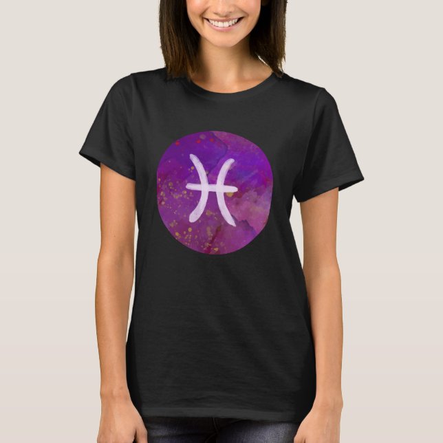Camiseta Pisces Zodiac Horoscopio Astrología Mujeres Astron (Anverso)
