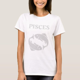 Camiseta Pisces Zodiac Symbol Minimal Astrology Art
