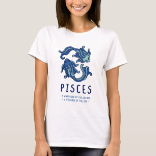 Camiseta Pisces Zodiac - Un soñador desde lo profu