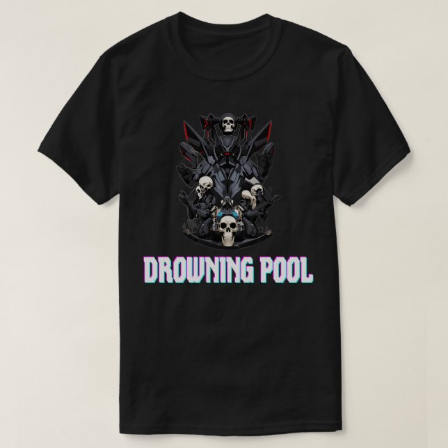 Camiseta Piscina ahogada (Diseño del anverso)