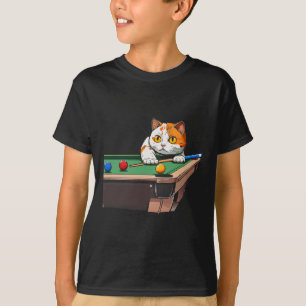 Camiseta Piscina De Gatos Billiards In Lounge Guay Funny Ca