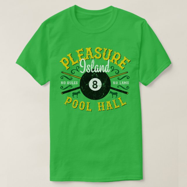 Camiseta Piscina de Isla del Placer (Diseño del anverso)