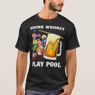 Camiseta Piscina de juegos de bebidas I Funny Whisky Billia