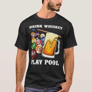 Camiseta Piscina de juegos de bebidas I Funny Whisky Billia