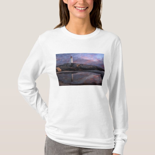 Camiseta Piscina de la marea por el faro (Anverso)