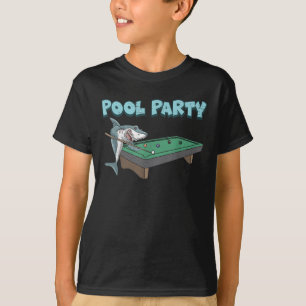 Camiseta Piscina de tiburón Fiesta Pun Billiard Playa de V