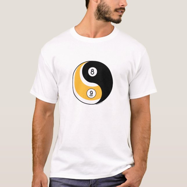 Camiseta Piscina de Yin y de Yang (Anverso)
