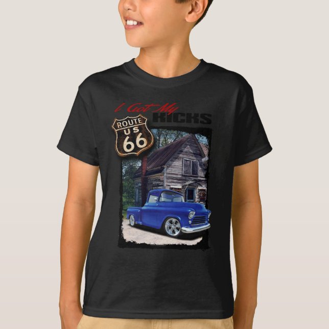 Camiseta Piscina en la Ruta 66 (Anverso)