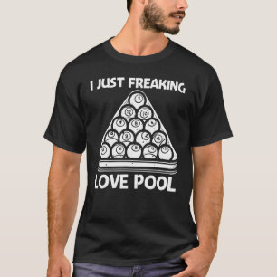 Camiseta Piscina genial para hombres y mujeres jugador de b