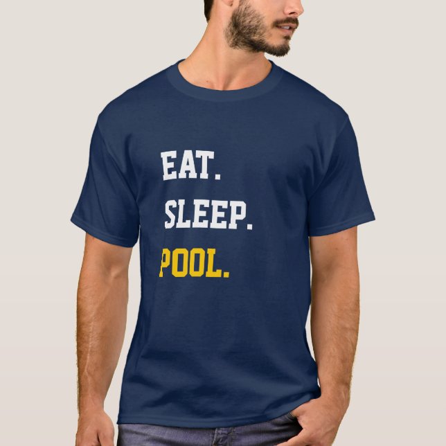 Camiseta Piscina para dormir (Anverso)
