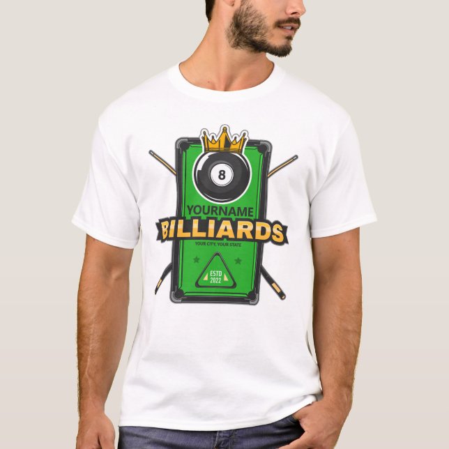 Camiseta Piscina personalizada NOMBRE 8 Billetes de la Coro (Anverso)