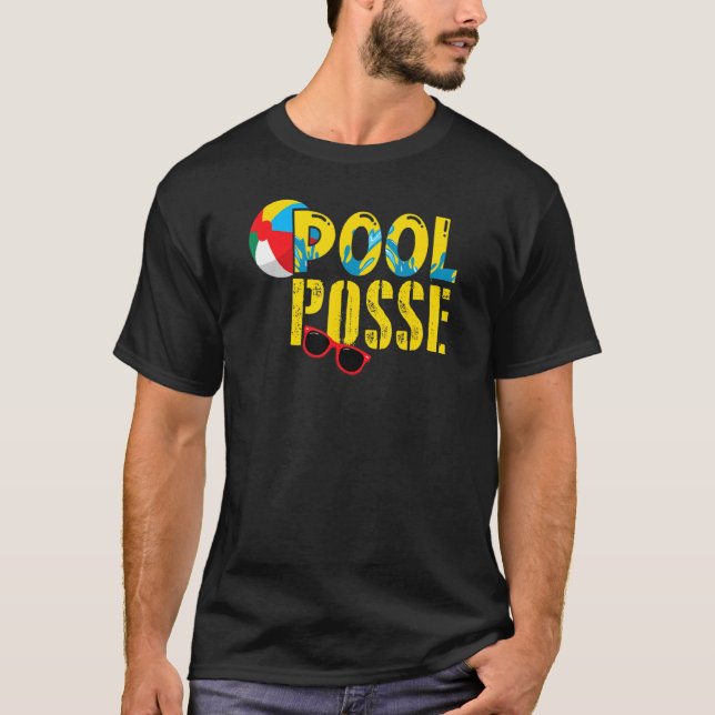 Camiseta Piscina Piscina Piscina Piscina Piscina De Playa Y (Anverso)
