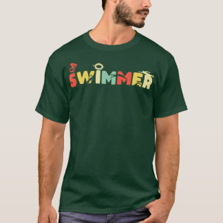 Camiseta Piscina Retro Piscina Vintage Ventilador