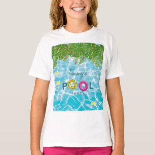 Camiseta Piscina tropical Fiesta Piscina Cumpleaños