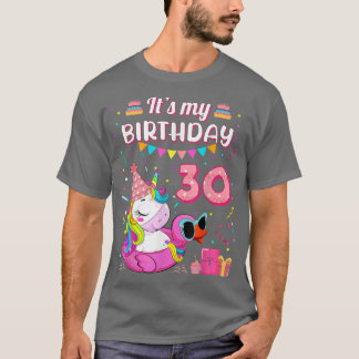 Camiseta Piscina Unicorn 30 Años para Mujeres 30