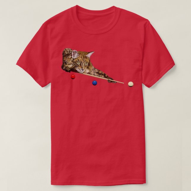 CAMISETA PISCINA Y BALONCESTA CAT 8 BALL 9 BALL CAT JUEGO (Diseño del anverso)