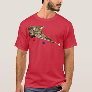 CAMISETA PISCINA Y BALONCESTA CAT 8 BALL 9 BALL CAT JUEGO