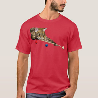 CAMISETA PISCINA Y BALONCESTA CAT 8 BALL 9 BALL CAT JUEGO