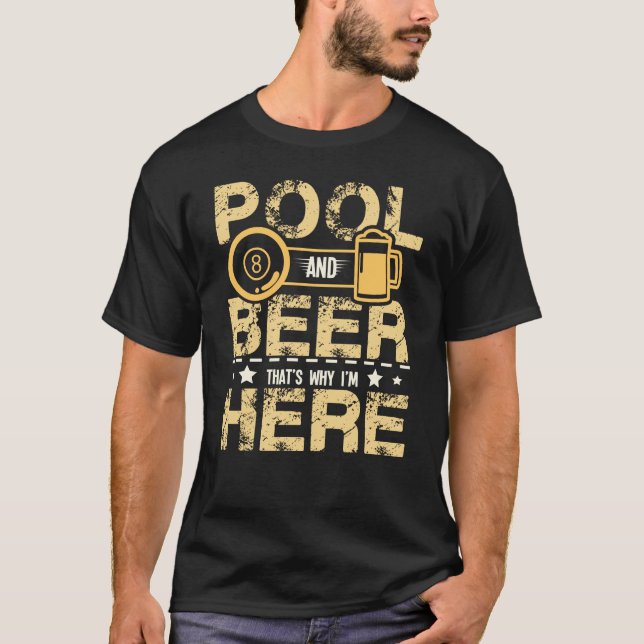 Camiseta Piscina Y Cerveza (Anverso)