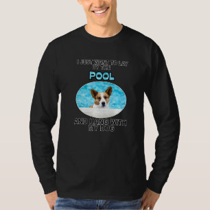 Camiseta Piscina Y Hang W Cardigan Welsh Corgi