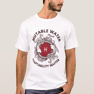 Camiseta Piscis: maestro de la adaptabilidad del agua mutab