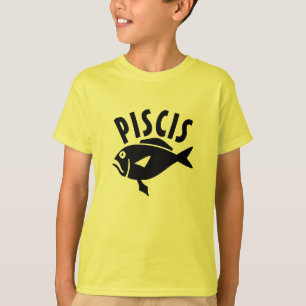Camiseta piscis-pescado en latín