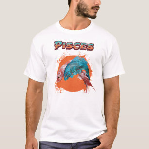 Camiseta Piscis Pez Zodíaco Horóscopo Signo de Astrología d