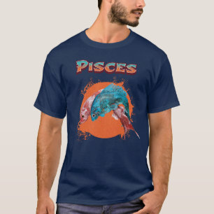 Camiseta Piscis Pez Zodíaco Horóscopo Signo de Astrología d