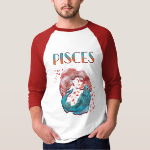 Camiseta Piscis Pez Zodíaco Horóscopo Signo de Astrología d
