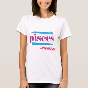 Camiseta Piscis púrpuras