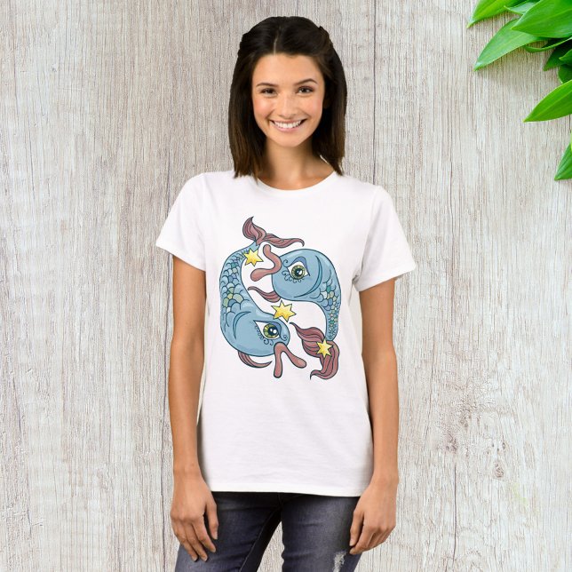 Camiseta Piscis Zodíaco Pez Celestial Astrología (Subido por el creador)