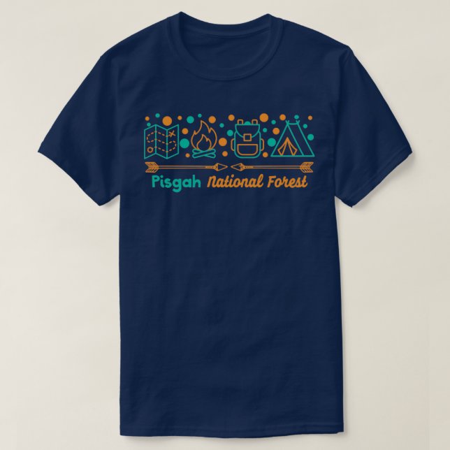 Camiseta Pisgah National ForesVV (Diseño del anverso)