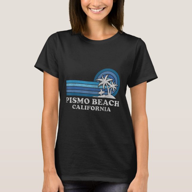 Camiseta Pismo Beach California Family Summer Vacation Vint (Anverso)