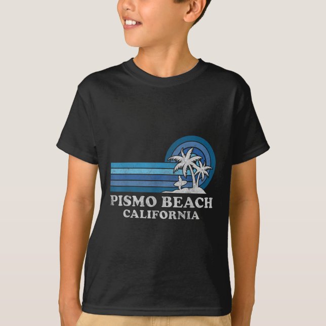 Camiseta Pismo Beach California Family Summer Vacation Vint (Anverso)