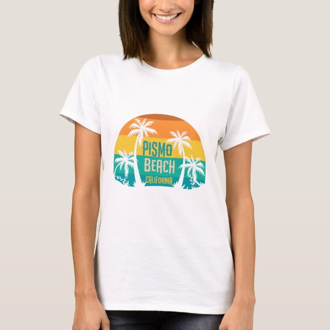 Camiseta Pismo Beach Retro (Anverso)