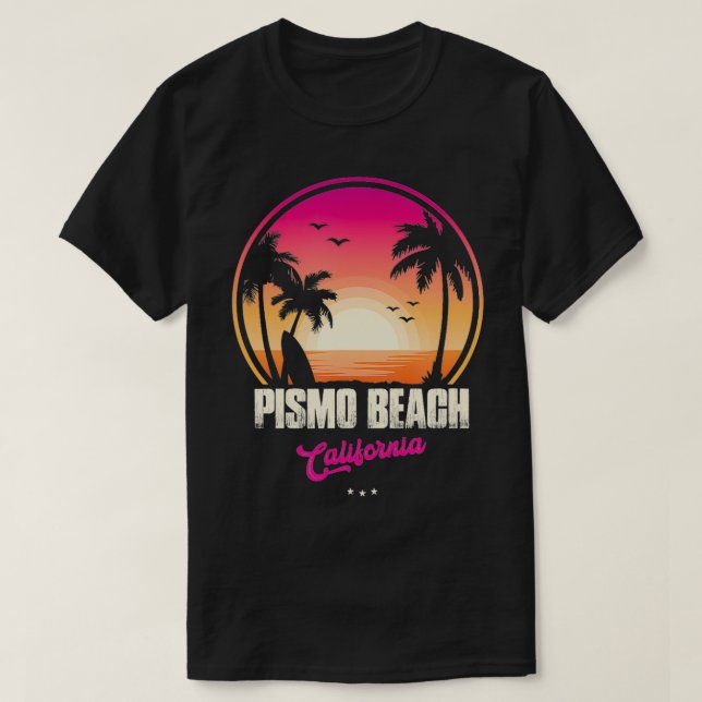Camiseta Pismo beach Souvenir California Reminder (Diseño del anverso)