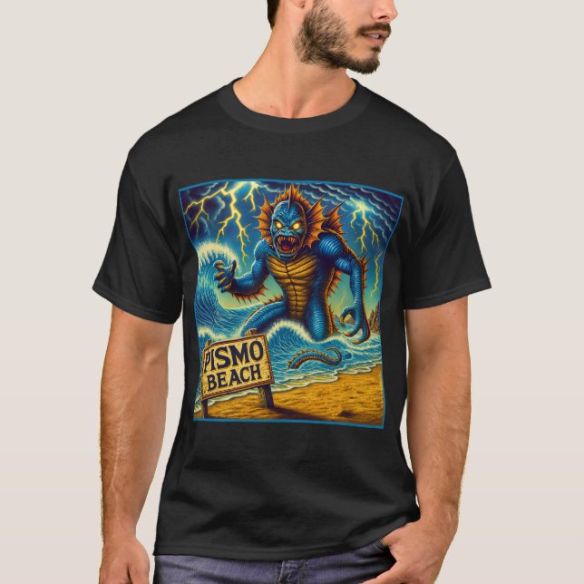CAMISETA PISMO BEACH TERROR TEE. (Anverso)