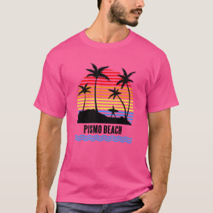 Camiseta Pismo Beach Travel Vacation Souvenir Beach Surfer