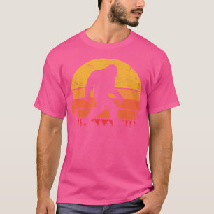 Camiseta Pisos mayores sasquatch yeti atardecer