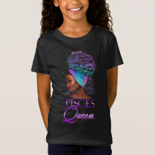 Camiseta Pisos morados Reina afroamericana marcha F