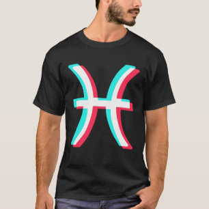 Camiseta Pisos para mujeres y hombres Zodiac Pisces