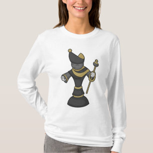 Camiseta Pista de ajedrez Bishop Staff Chess