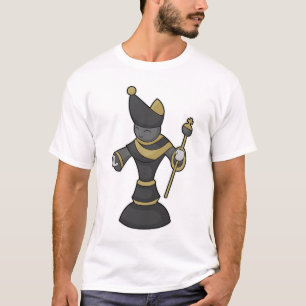 Camiseta Pista de ajedrez Bishop Staff Chess
