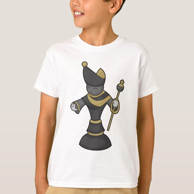 Camiseta Pista de ajedrez Bishop Staff Chess (Anverso)