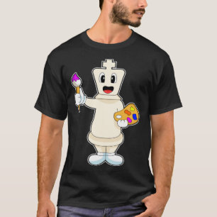 Camiseta Pista de ajedrez Juego del tablero de ajedrez King