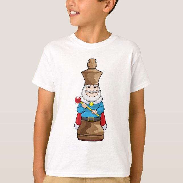 Camiseta Pista de ajedrez King Chess (Anverso)