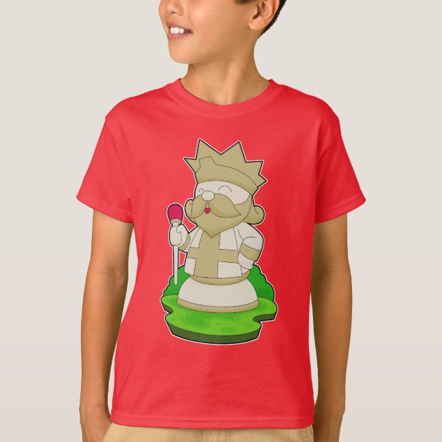 Camiseta Pista de ajedrez King Chess (Anverso)