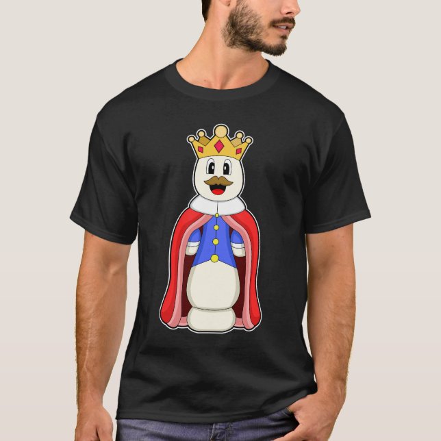 Camiseta Pista de ajedrez King Chess (Anverso)